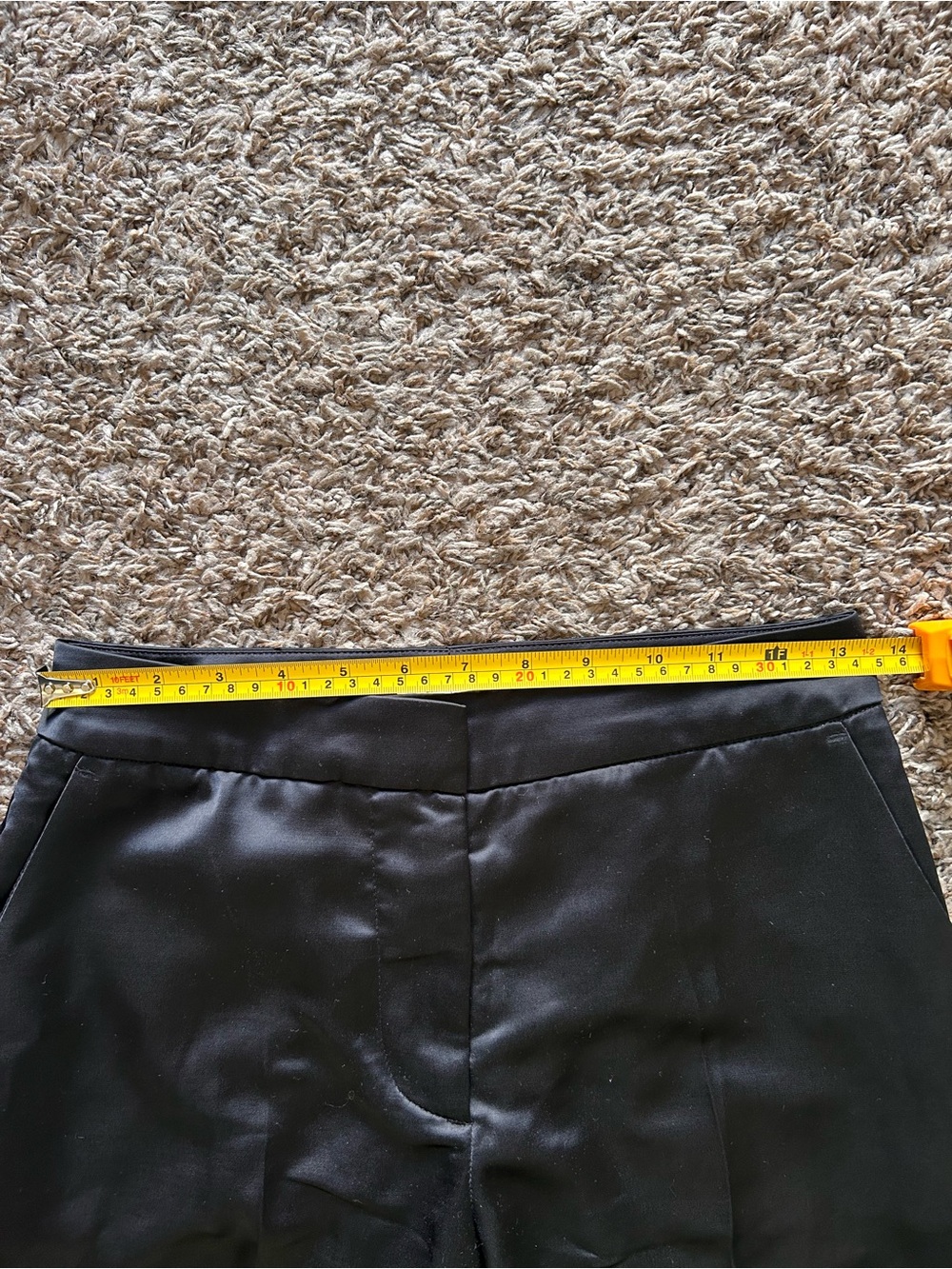 Jason Wu Black Satin Wide-Leg High Waist Pants Women’s Size 2 - Picture 6 of 7